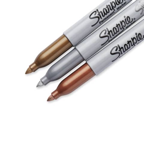 Marcatore permanente Sharpie Metallic F punta conica 3 mm argento 1891063